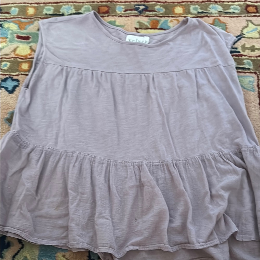 Flowy Gray Sleeveless Top